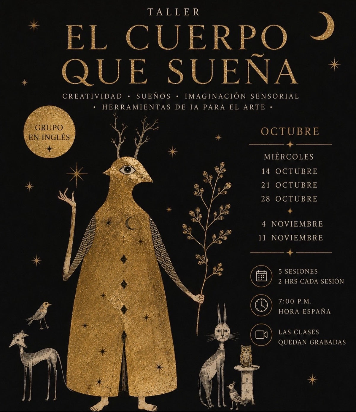 Taller Octubre: El cuerpo que sueña