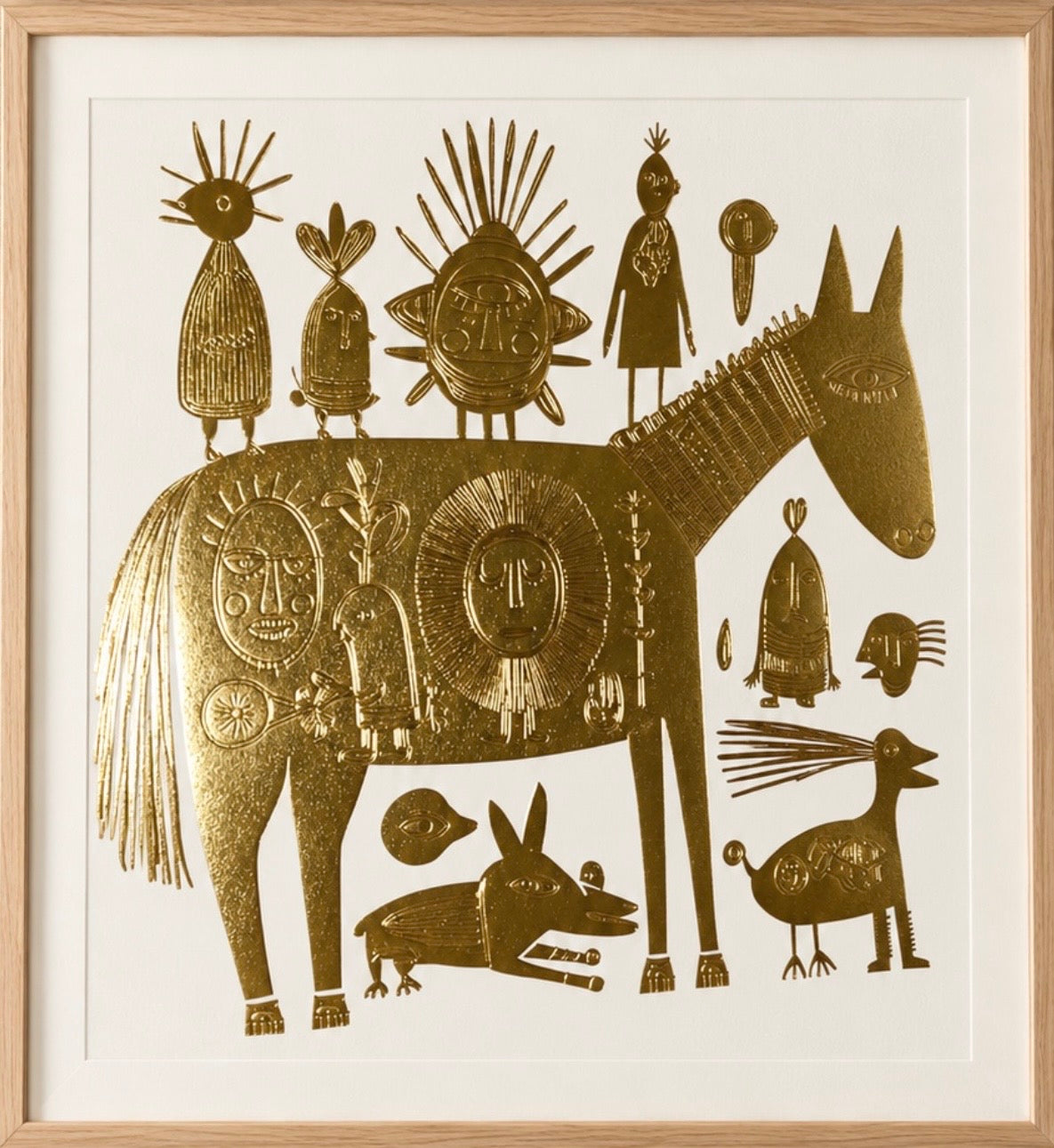 The Golden Bestiary — Hot Stamping