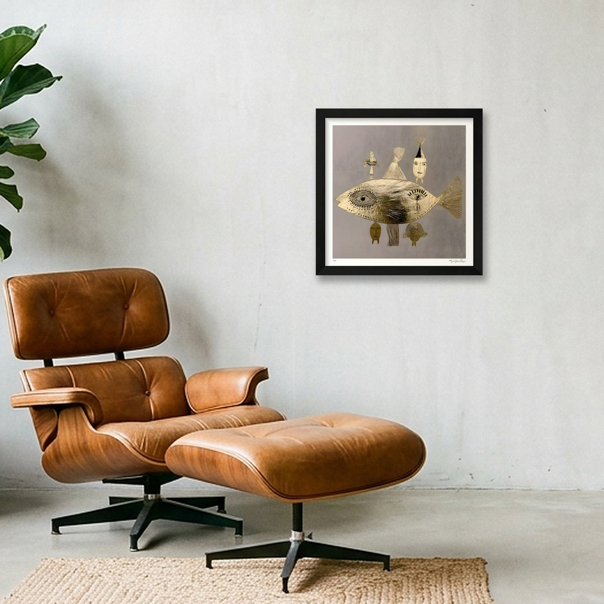 The Anatomy of an Unwritten Language — 30×30cm, 12×12" Black Frame